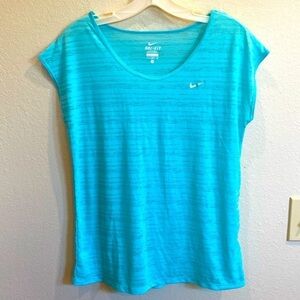 NIKE DRIFIT CAP SLEEVE TOP